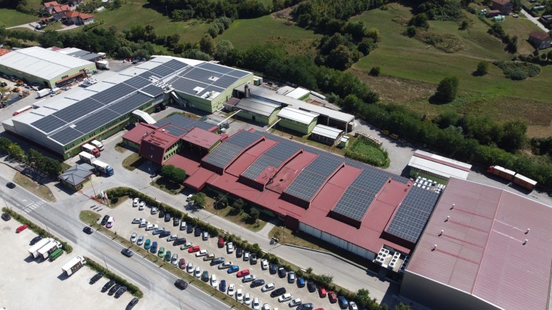 Solar power brightens the future for a Bosnian company